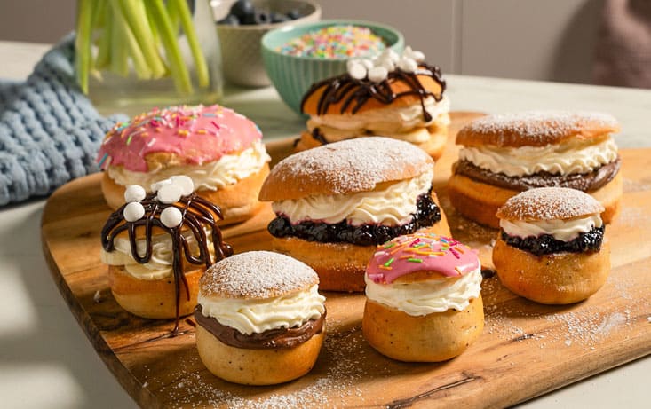 Semlefest med stora och små Semlebullar  - Recept | Pågen